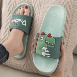 恐龍浴室防滑拖鞋 (綠色)