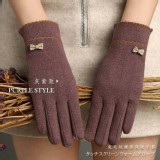 ❤️名媛款 保暖優雅觸屏手套