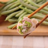 四季豆豬肉水餃
