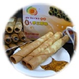 營養健康不讓你碎之my lucky厚ㄟ手工芝麻蛋捲禮盒 禮盒裝總重量850公克