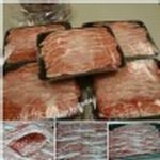 牛小排燒肉片(可煮火鍋)一盒重約450g左右。