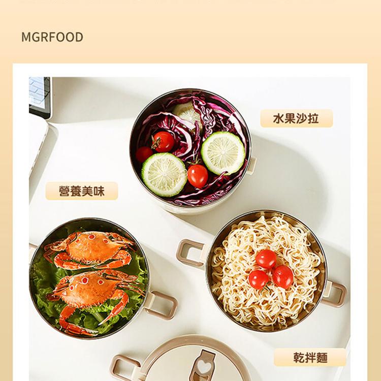 【CityStar】加厚不鏽鋼分層保溫便當盒 (三層款)