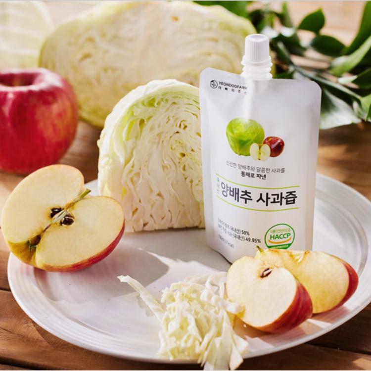 【韓國YEONDOOFARM妍杜農場】高麗菜/蘋果汁