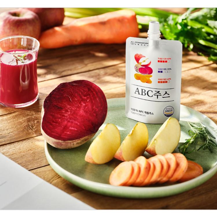 【韓國YEONDOOFARM妍杜農場】均衡ABC蔬果汁 (蘋果/紅蘿蔔/甜菜根)