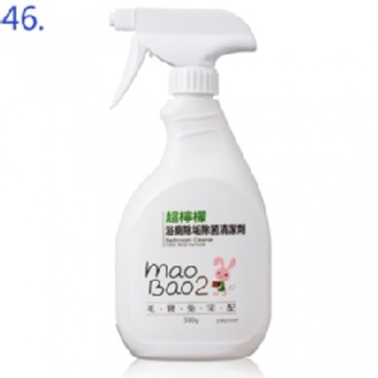 毛寶兔超檸檬浴廁清潔劑500g 噴槍瓶*