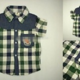 ５１１２９　口袋星星格子襯衫 《現　　貨》 特價：$100