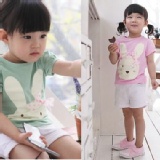 Ｒ０４３００６ 二色兔子套裝 《限參與合購之成員下單》 特價：$268