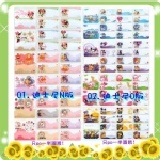 買一送一*姓名貼紙*～買迪士尼N版１２０張或迪士尼O版２２４張~送彩色底100張