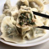 客家 鹹豬肉韭菜水餃