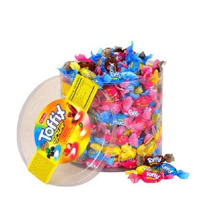 TOFFIX 酸味什錦水果軟糖 1KG桶裝