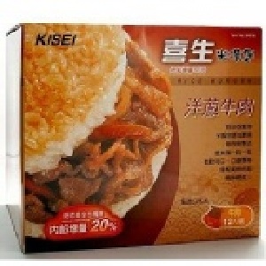 喜生米漢堡 洋蔥牛肉/薑燒豬肉(內餡增量20%)