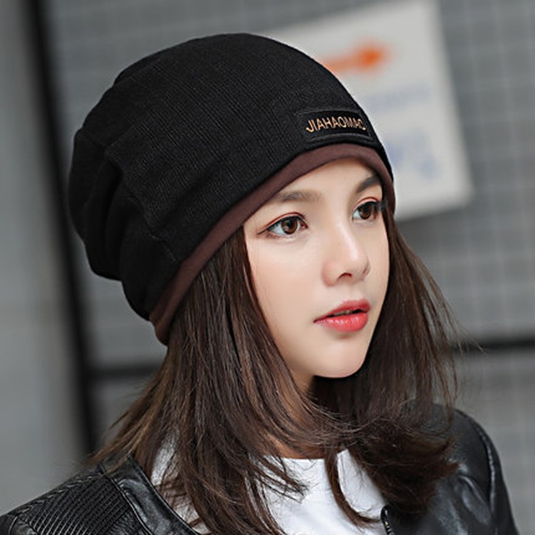 中性款-簡約百搭套頭帽