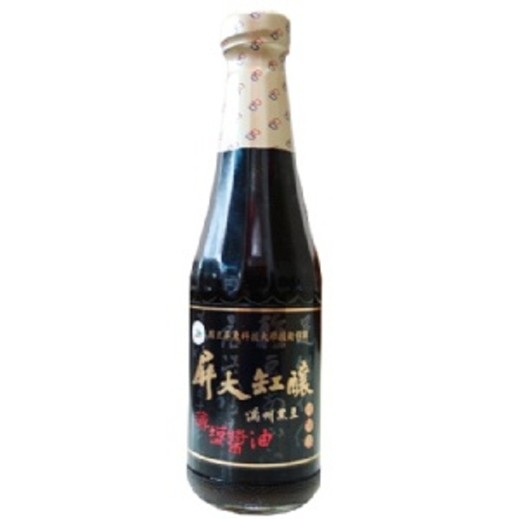 屏大缸釀薄鹽醬油　