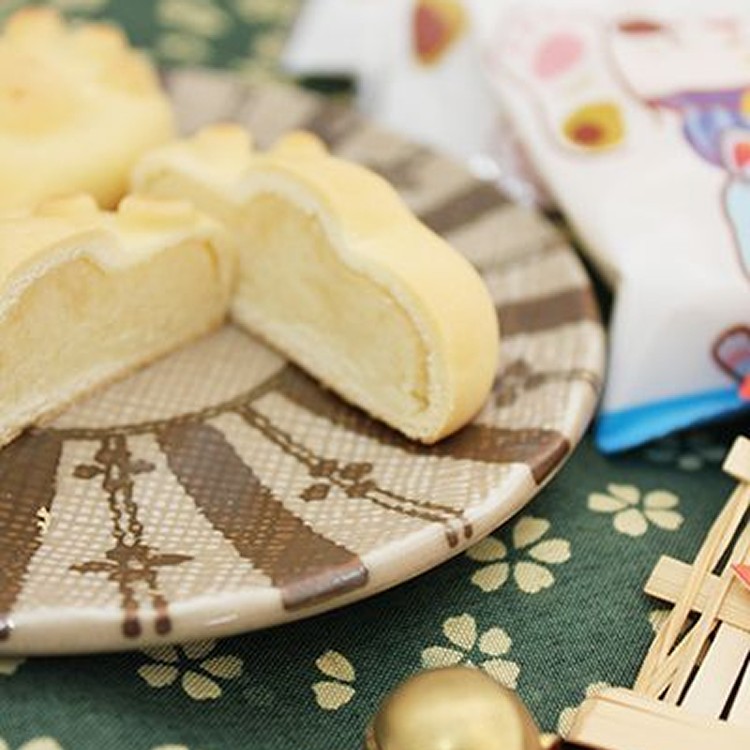 日本 招財貓白豆沙饅頭禮盒-20入