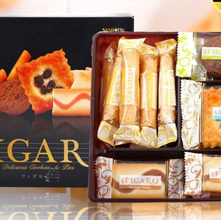 日本 三立FIGARO 餅乾禮盒 23枚(無紙袋)