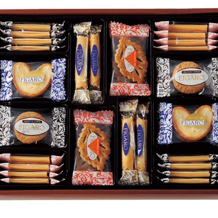 日本 三立FIGARO 什錦餅乾禮盒 46枚 (附提袋)