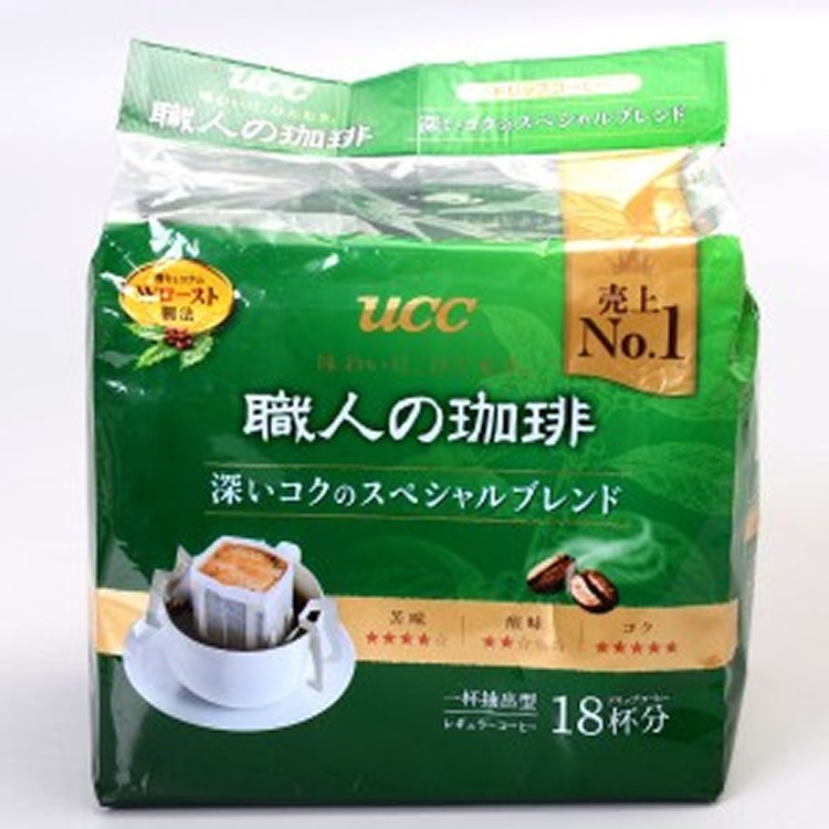 【UCC】職人精選濾掛式咖啡 7g*18入