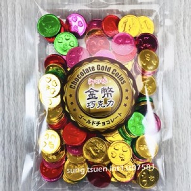 彩色金幣 巧克力200g