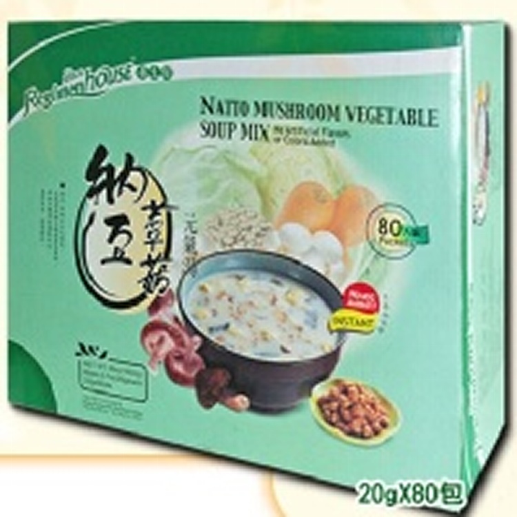 養生館 納豆蕈菇元氣湯(20g*80入) #59456