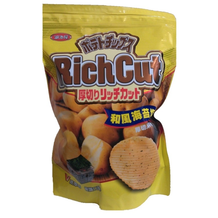 湖池屋和風海苔鹽口味厚切洋芋片 #97179