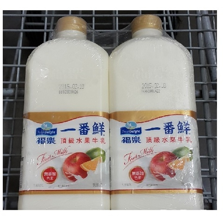 福樂頂級水果牛乳(1892ml*2入) #69934