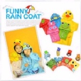 【Beauty Mom預購商品】出口日本原單 卡通動物造型兒童雨衣 兒童雨披