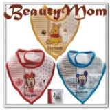 【Beauty Mom】Disney卡通全棉三角巾 圍兜 圍嘴 |5月新品|
