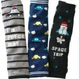 【Beauty Mom】新款日單可愛的兒童襪套/兒童護膝 小汽車/小飛機 男寶寶款 【適用】6個月—5歲寶寶