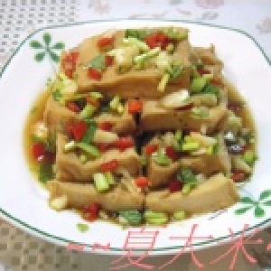 夏大米的涼拌小菜--涼拌百頁豆腐