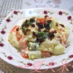 夏大米的輕食沙拉--梅果沙拉