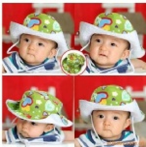 【Beauty Mom預購商品】韓國嬰兒童新款愛心帽/遮陽帽/寶寶時尚牛仔帽/太陽帽 | 綠色款|