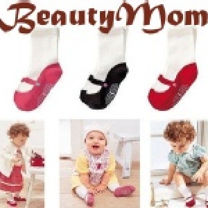 【Beauty Mom】combimini 新款小公主鞋型防滑地板襪子 寶寶全棉襪