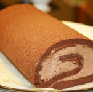 【貝妮亞】－超香濃巧克力口味瑞士蛋糕捲~