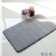 超厚珊瑚絨吸水記憶地墊~銀灰色