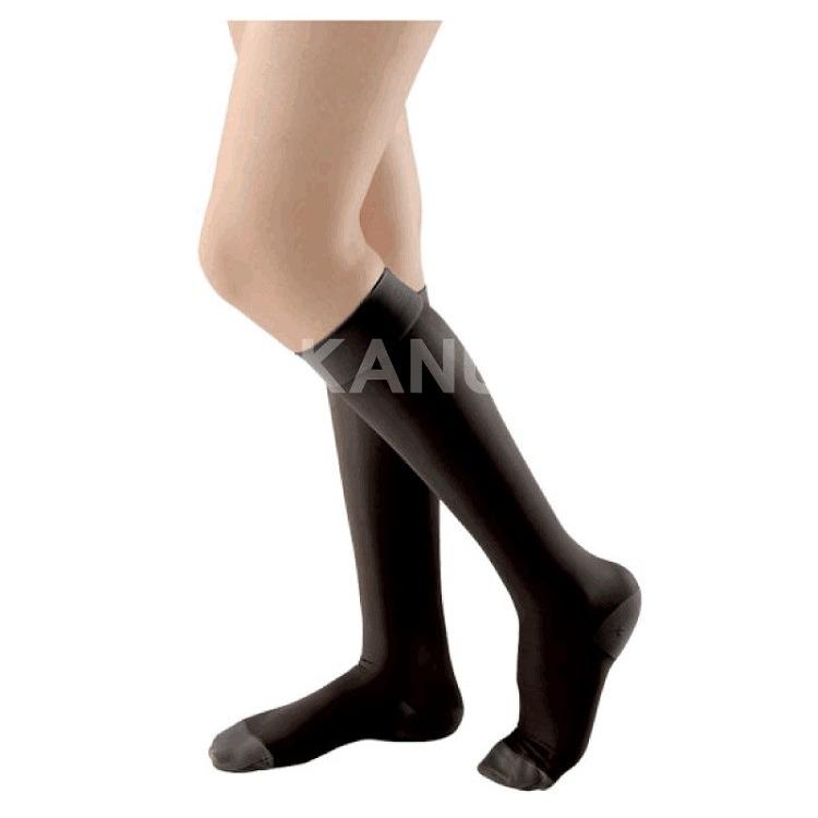 【YASCO】昭惠醫療漸進式彈性襪x1雙 (小腿襪-包趾-黑色)