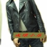 韓版男款機車皮衣 真皮皮衣綿羊皮外套 斜拉鏈純皮衣服 M1028