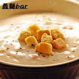 火腿玉米濃湯 特價：$25