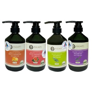 【AiLeiYi】洋甘菊潤膚沐浴精/洗髮精400ml-四款任選