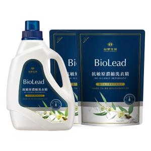 免運!《台塑生醫》BioLead抗敏原濃縮洗衣精 2kg+1.8kg*2包