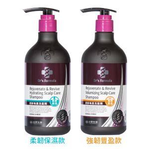 《台塑生醫》Dr’s Formula逆齡喚黑洗髮精(柔韌保濕款/強韌豐盈款)580g-兩款任選