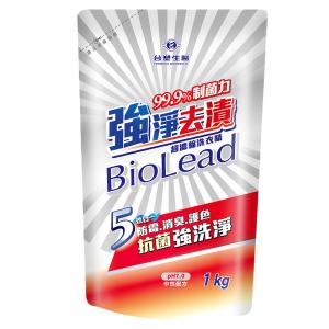 《台塑生醫》BioLead超濃縮強淨去漬洗衣精補充包1kg