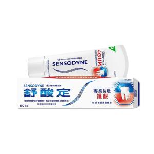 【SENSODYNE 舒酸定】專業抗敏護齦牙膏-原味配方100g