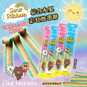 Line Friends綜合水果彩虹酸帶糖30g