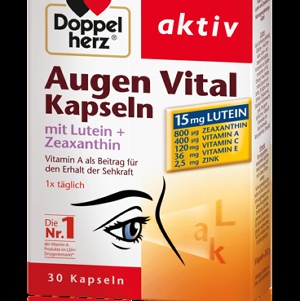 德國Doppelherz-多寶雙心Augen Vital Kapseln 葉黃素護眼膠囊