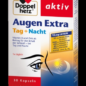 德國Doppelherz-多寶雙心Augen Extra 葉黃素護眼膠囊日夜加強版