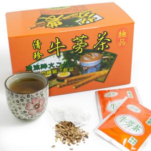 免運!【清珍】3盒 牛蒡茶包 5gX20包/盒