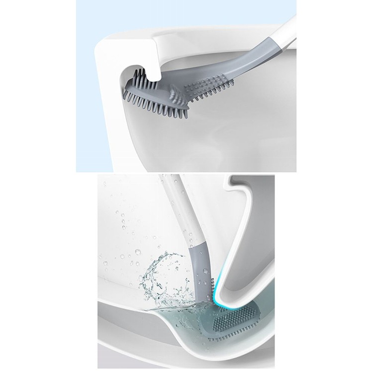 【HL】高爾夫清潔無死角馬桶刷-四色