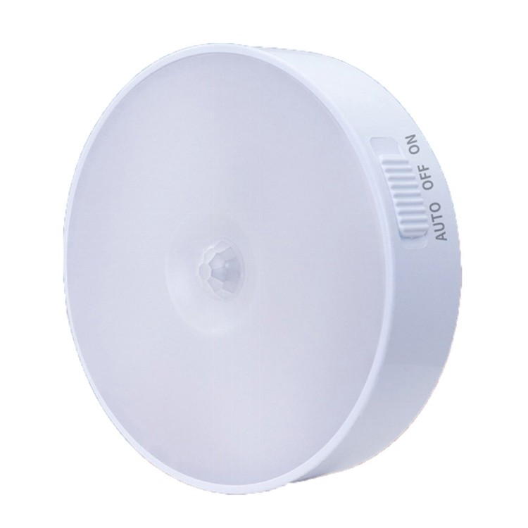 【HL】USB充電智能可調式感應燈-(黃/白)二色可選