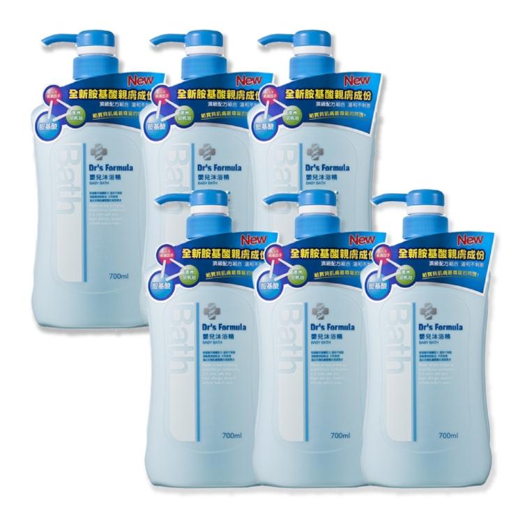 【台塑生醫】Dr's Formula嬰兒沐浴精700ml 3瓶/6瓶/12瓶