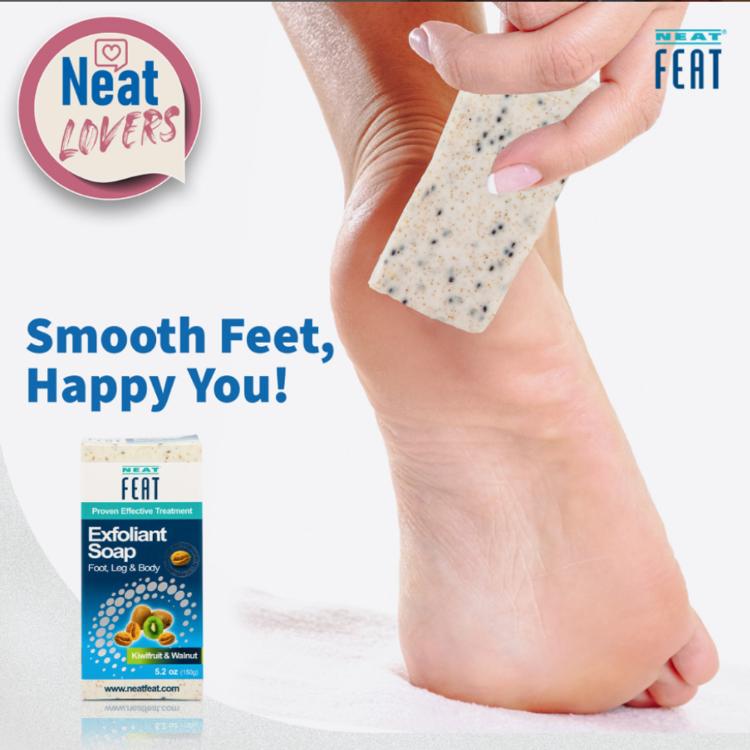 【Neat Feat 樂活適】奇異果去角質嫩足皂 紐西蘭原裝公司貨